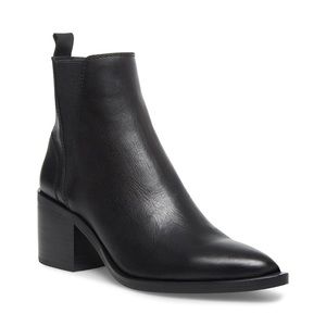 Steve Madden Audience bootie in black leather